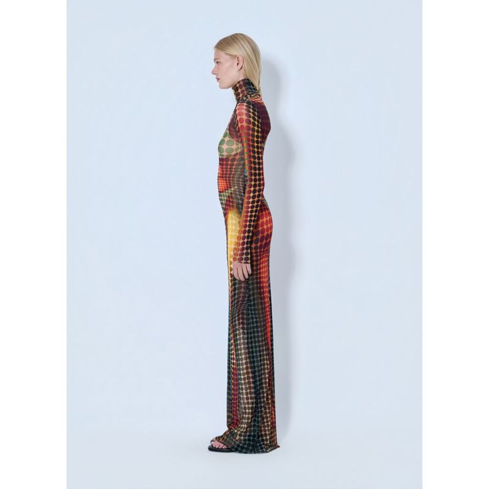 Jean Paul Gaultier Women Re-Edition Long Dress High Neck - Picture 3 of 6